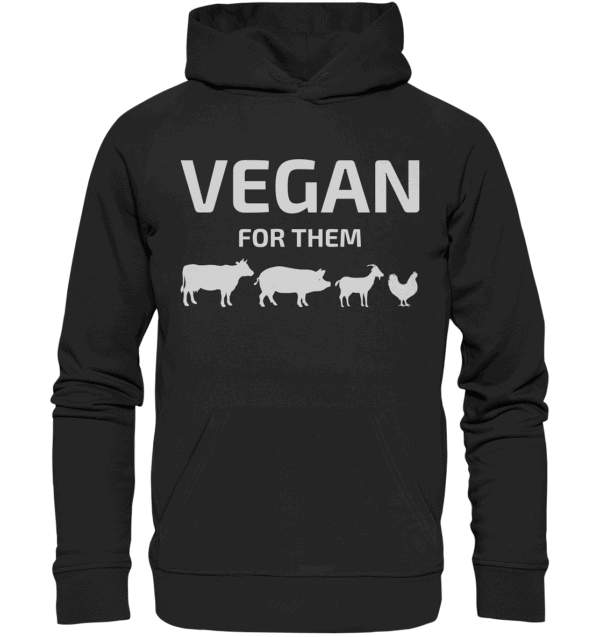 Vegan for them - Organic Basic Hoodie