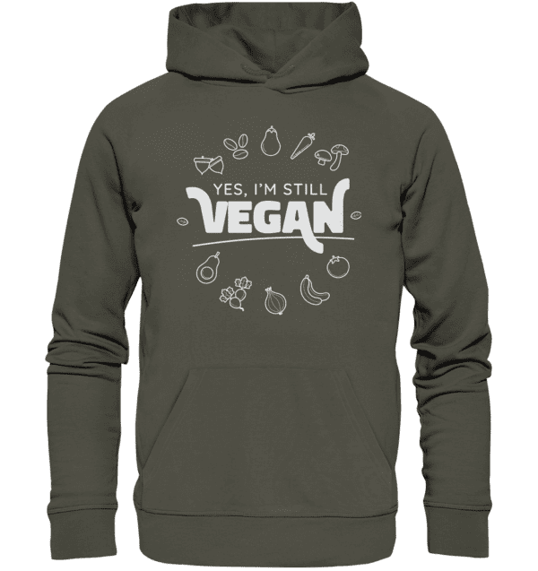 Yes, i'm still vegan - Organic Basic Hoodie