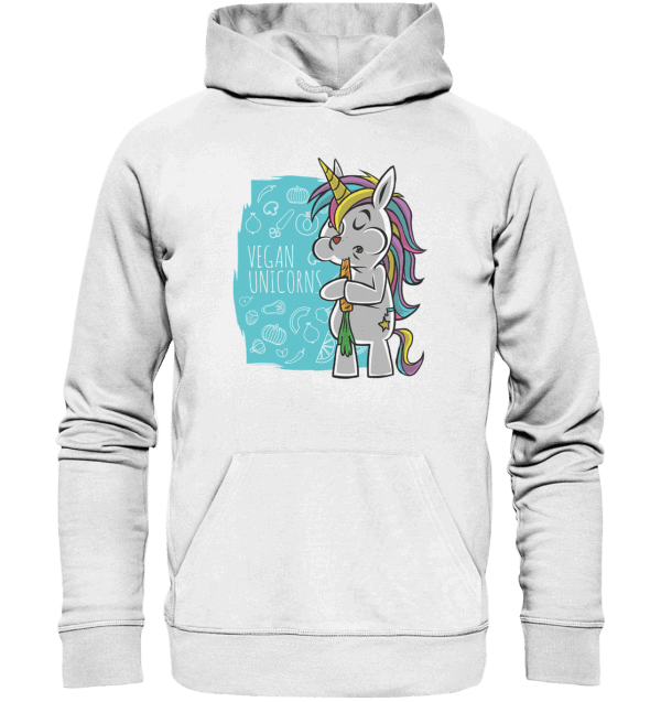 Vegan unicorns - Organic Basic Hoodie