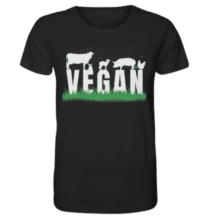 Vegan (Tiermotiv) - Organic Shirt
