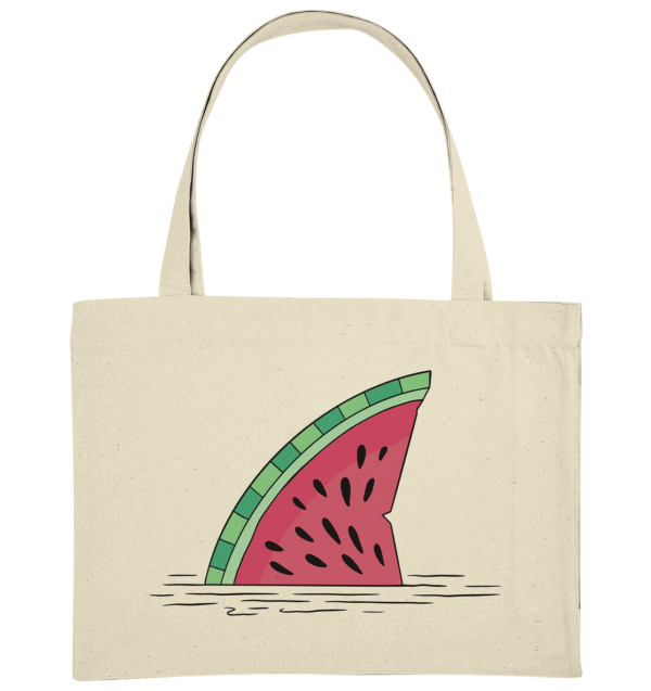 Wassermelone als Hai - Einkaufstasche